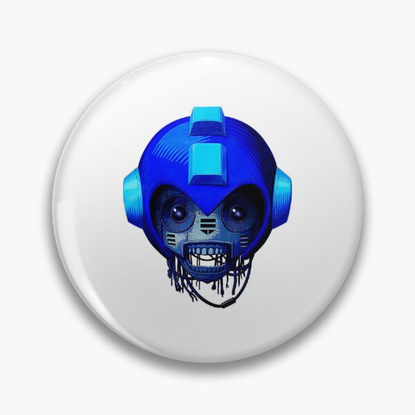 Item preview, Mega Man Skull designed and sold by katmitange.