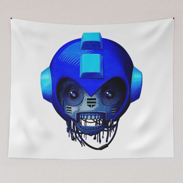 Item preview, Mega Man Skull designed and sold by katmitange.