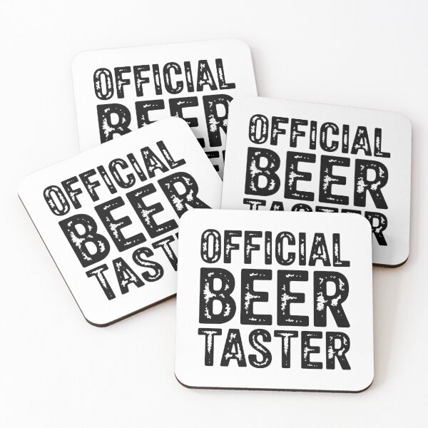 Item preview, Official Beer Taster Funny Drinking Quote Design designed and sold by TipTop GFX.