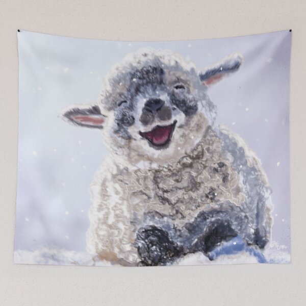 Item preview, Sheep in winter | animal decor designed and sold by NathBros.