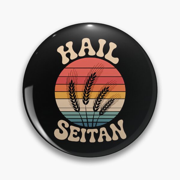 Item preview, Vaganism Vegetarian Hail Seitan Joke designed and sold by papertaless.
