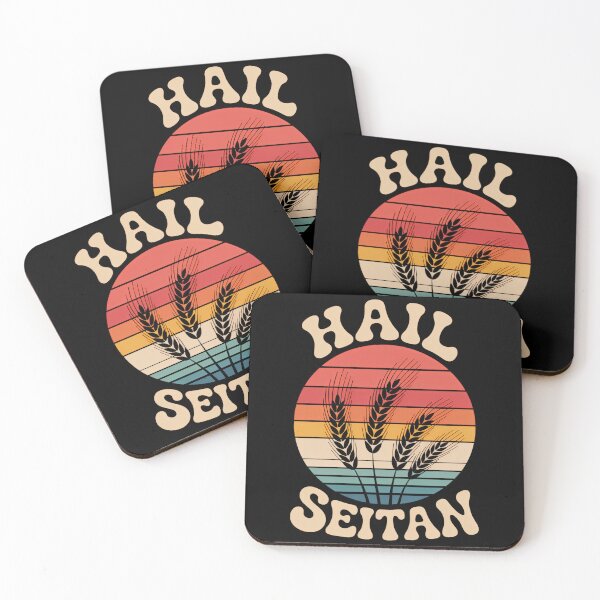 Item preview, Vaganism Vegetarian Hail Seitan Joke designed and sold by papertaless.