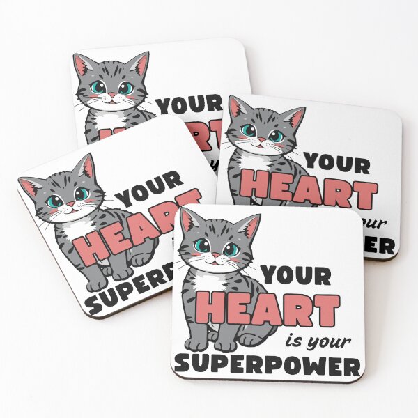 Item preview, Tu corazón es tu superpoder designed and sold by Eggroll the Cat.