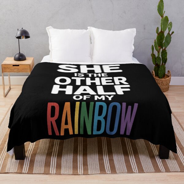 Item preview, Valentine's Day for She Is Other Half Of My Rainbow Lesbian Wife designed and sold by papertaless.