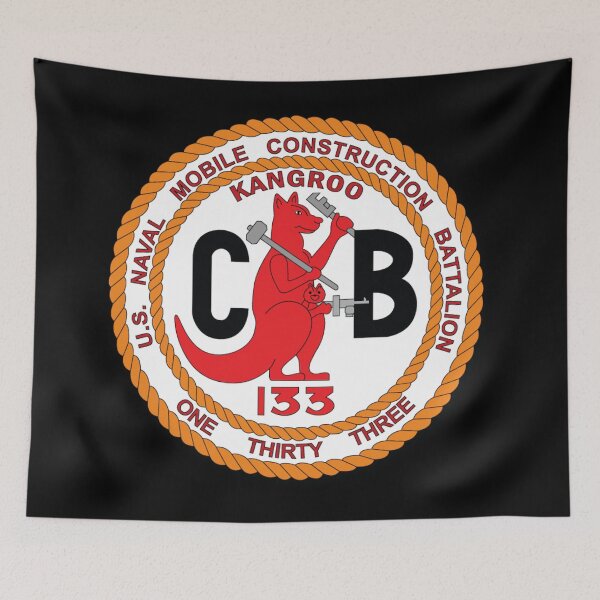 Item preview, SSI - 133rd  Naval Mobile Construction Battalion X 300 designed and sold by Military Insignia Products.