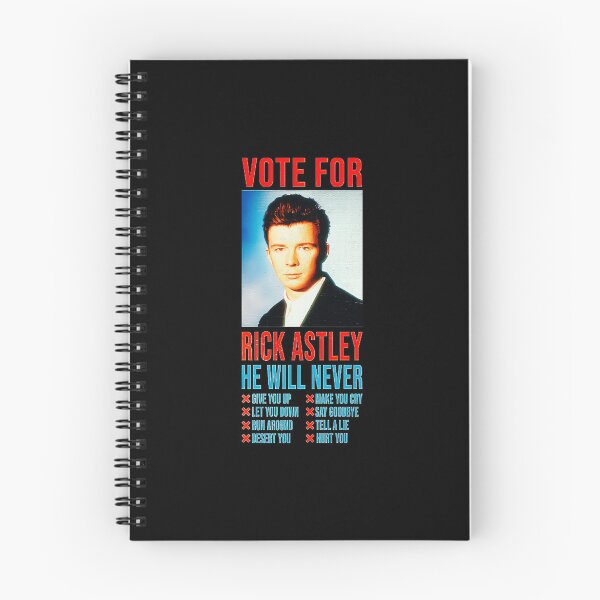 Item preview, Rick Astley Vote For President Poster designed and sold by johzenfra.