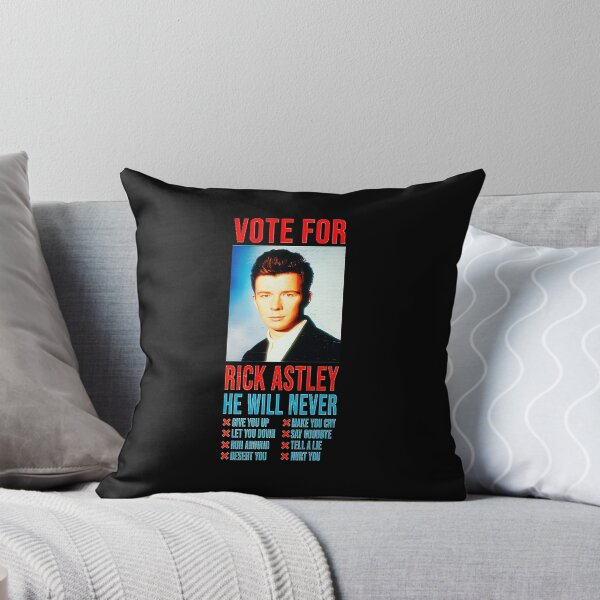 Item preview, Rick Astley Vote For President Poster designed and sold by johzenfra.