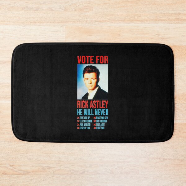 Item preview, Rick Astley Vote For President Poster designed and sold by johzenfra.