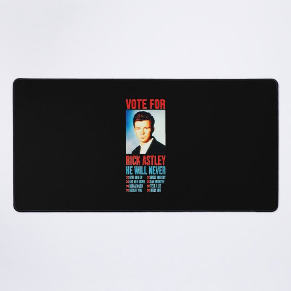 Item preview, Rick Astley Vote For President Poster designed and sold by johzenfra.