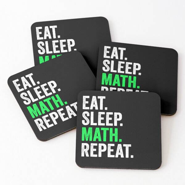 Item preview, Eat Sleep Math Repeat - Funny Math Teacher Lover Gift designed and sold by kamalasyakila.