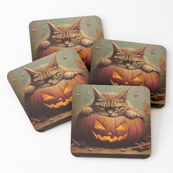 Item preview, Pumpkin Cat Mischief designed and sold by jmurraykevin.