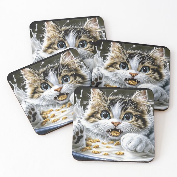 Item preview, Cereal Bowl Cat Chaos designed and sold by jmurraykevin.
