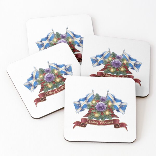Item preview, Scottish Christmas Crest – Nollaig Chridheil designed and sold by CelticSoulShop.