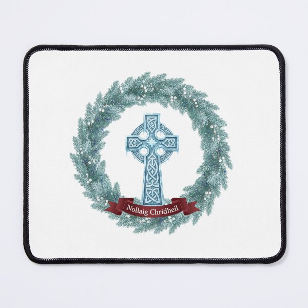 Item preview, Celtic Christmas Blessing – Nollaig Chridheil Wreath designed and sold by CelticSoulShop.