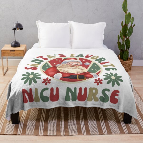 Item preview, Vintage Favorite Classic Santas Merry Nurse Retro Christmas designed and sold by Olincristie.