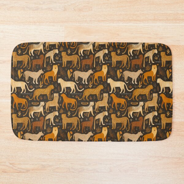 Item preview, Retro Safari Leopard Print Pattern | Boho Jungle Animal Art designed and sold by chi3-jp.