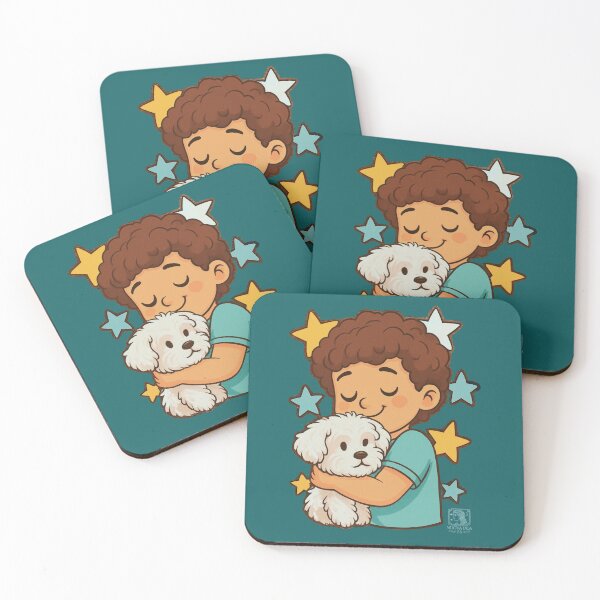 Item preview, Boy with dog designed and sold by nuovaDea25.