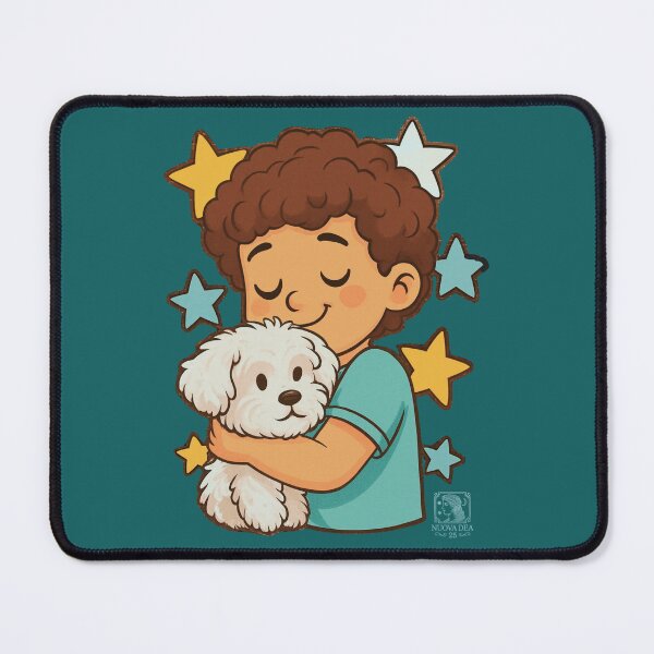 Item preview, Boy with dog designed and sold by nuovaDea25.