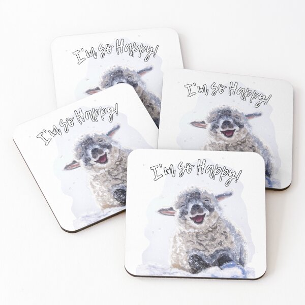 Item preview, Sheep too happy designed and sold by NathBros.