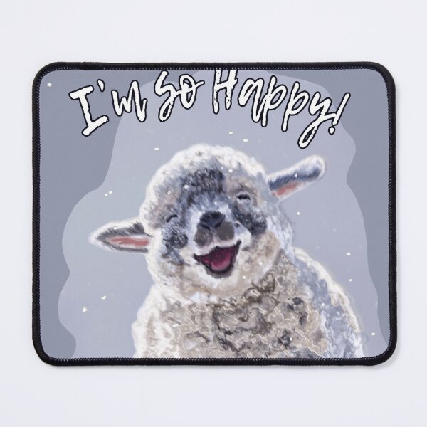 Item preview, Sheep too happy designed and sold by NathBros.