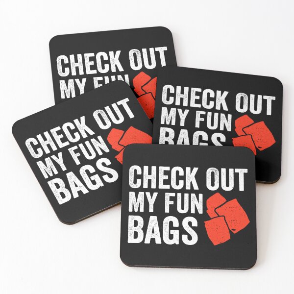 Item preview, Check Out My Fun Bags - Funny Cornhole Game designed and sold by zenicafariana.