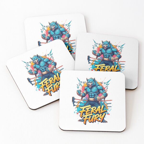 Item preview, Fighting Werewolf Graffiti Street Art designed and sold by SholoStudio.