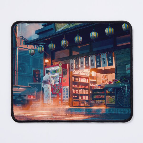 Item preview, Late Night Corner Store: Neon Glow in Japanese Street designed and sold by saufahaqqi.