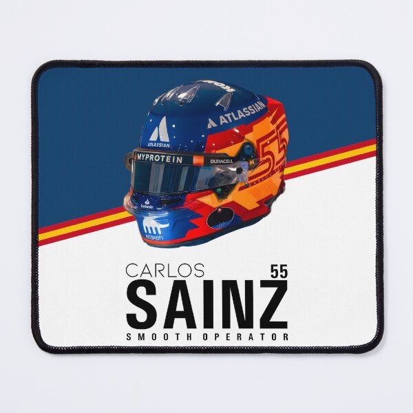 Item preview, Carlos Sainz F1 Williams Racing Helmet Art designed and sold by Studio F1Grid.
