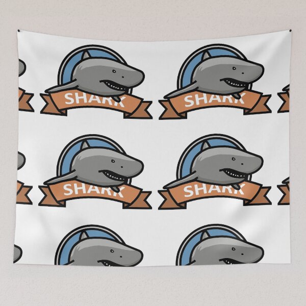 Item preview, Shark, cartoon, gift idea designed and sold by nijess.