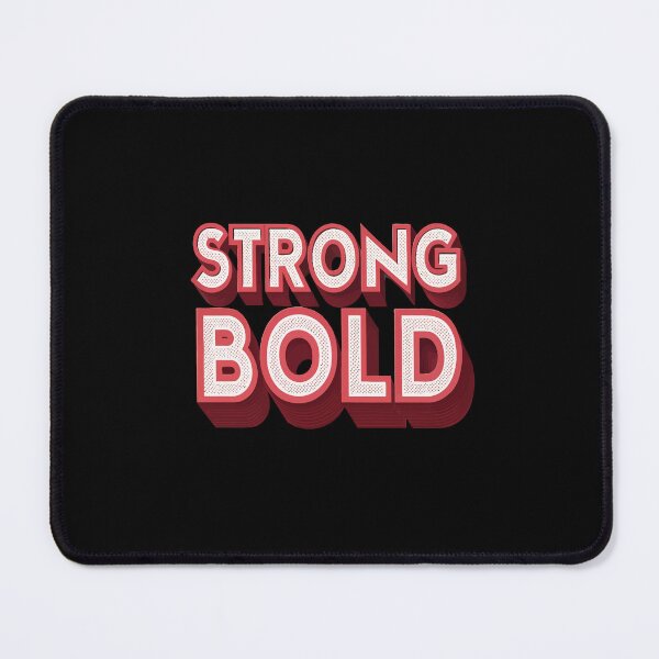 Item preview, Strong & Bold 3D Retro Typography Design designed and sold by UNDESIGNS1614.