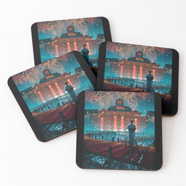 Item preview, Japanese Festival Night | Lanterns and Grand Fireworks designed and sold by saufahaqqi.