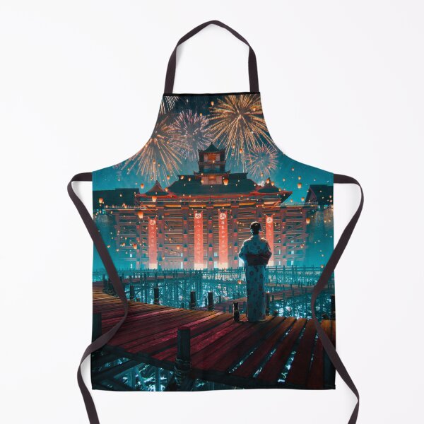 Item preview, Japanese Festival Night | Lanterns and Grand Fireworks designed and sold by saufahaqqi.