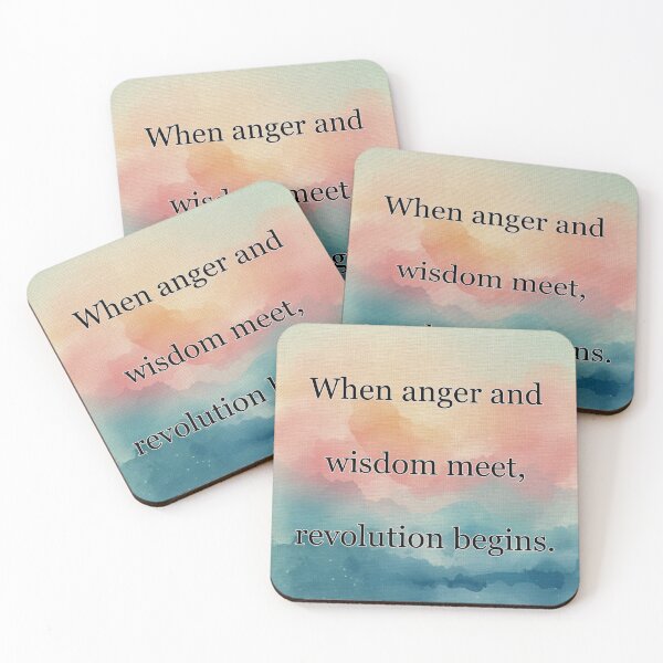 Item preview, When anger and wisdom meet, revolution begins.  designed and sold by vagar.