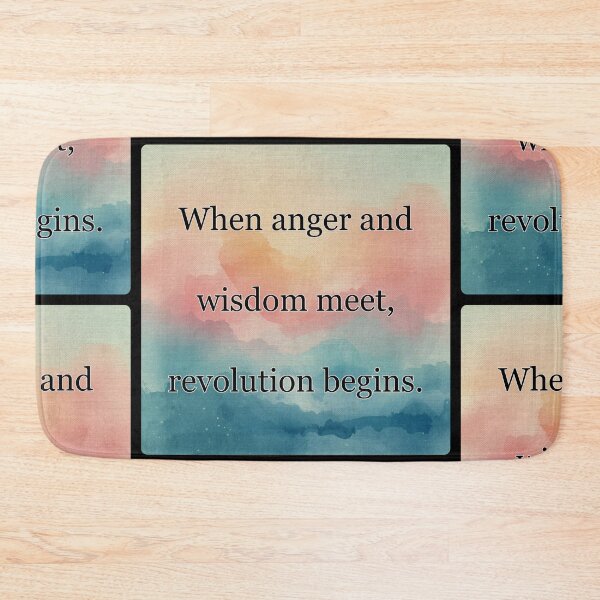 Item preview, When anger and wisdom meet, revolution begins.  designed and sold by vagar.