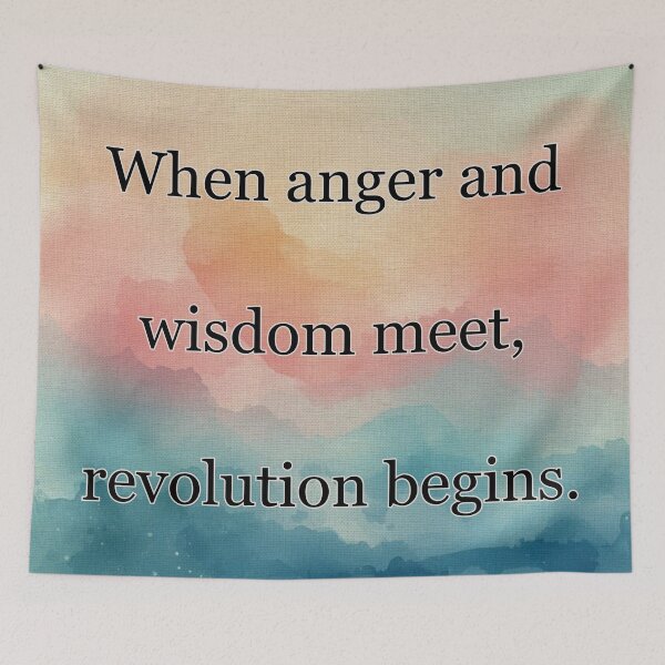Item preview, When anger and wisdom meet, revolution begins.  designed and sold by vagar.