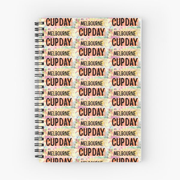 Item preview, Melbourne Cup Day Background, Big Font colorful design designed and sold by RokaCircles.