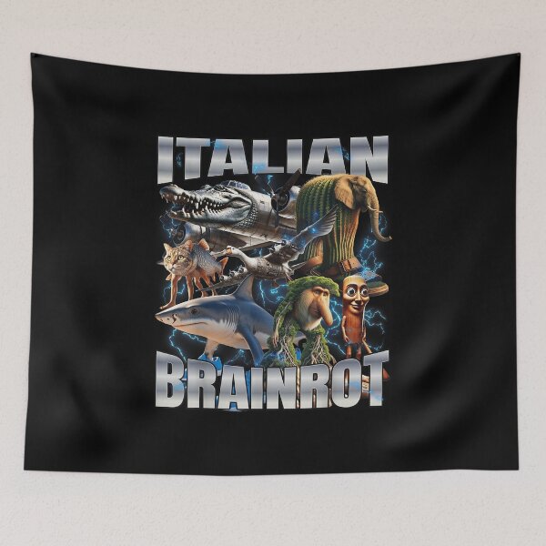Item preview, Camiseta italiana Brainrot designed and sold by RavenPurdy.