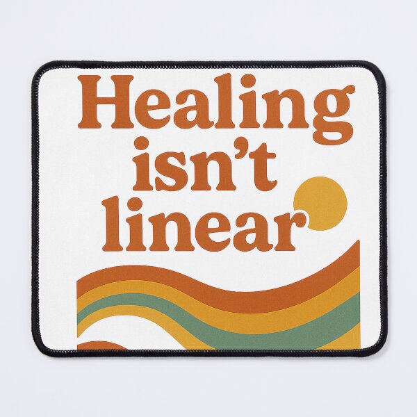 Item preview, Healing isn't linear - Motivational Quotes designed and sold by Goodwells.