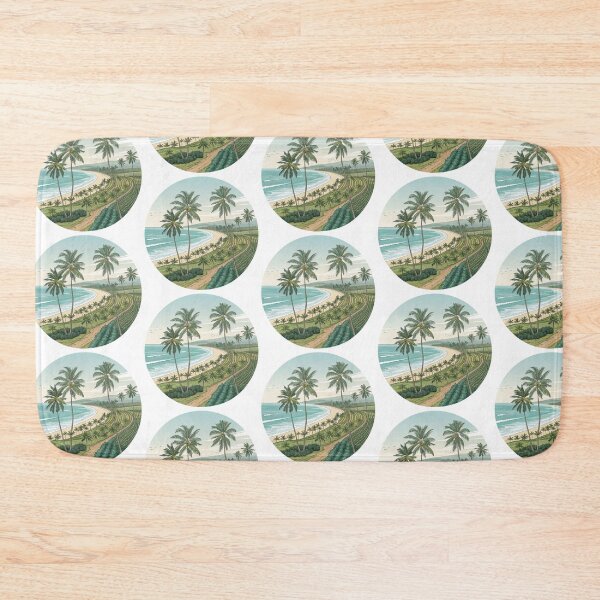 Item preview, REFRESHING SCENERY OF COCONUT FARM designed and sold by Fabrifrank.