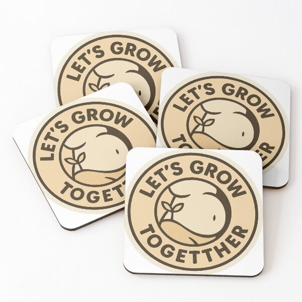 Item preview, Let's Grow Together designed and sold by GnomeChompsky.