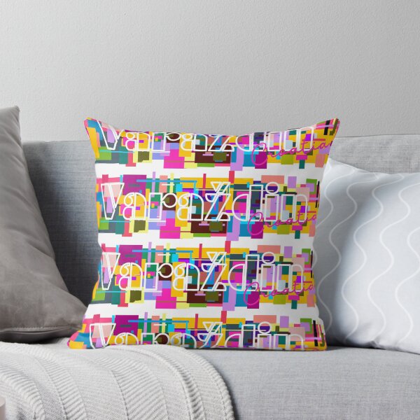 Item preview, Varaždin, Croatia, Vibrant Abstract City Typography Art designed and sold by Wanderful-roads.