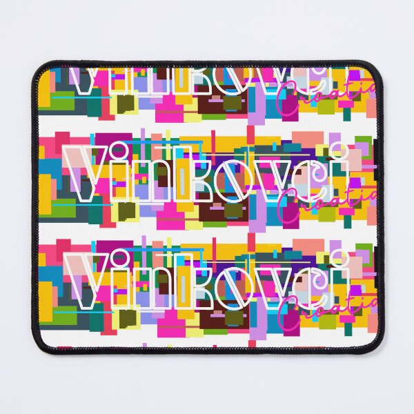 Item preview, Vinkovci, Croatia, Vibrant Abstract City Typography Art designed and sold by Wanderful-roads.
