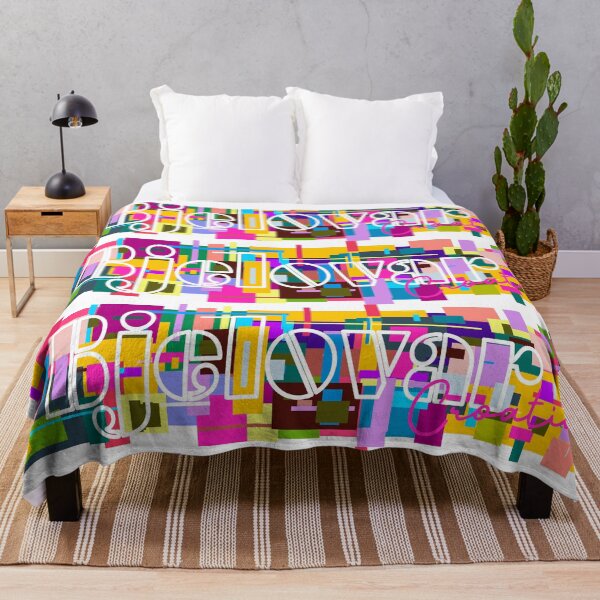 Item preview, Bjelovar, Croatia, Vibrant Abstract City Typography Art designed and sold by Wanderful-roads.