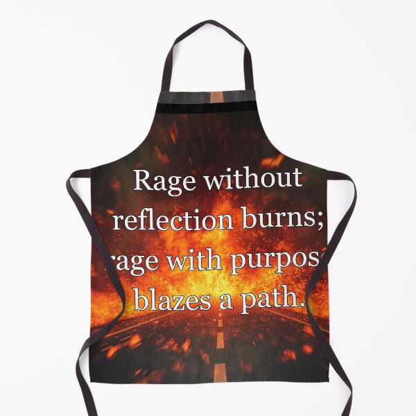 Item preview, Rage without reflection burns; rage with purpose blazes a path. designed and sold by vagar.