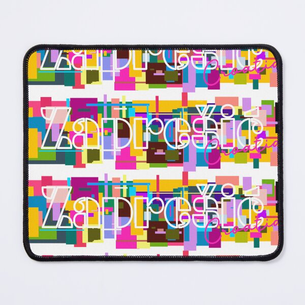 Item preview, Zaprešić, Croatia, Vibrant Abstract City Typography Art designed and sold by Wanderful-roads.