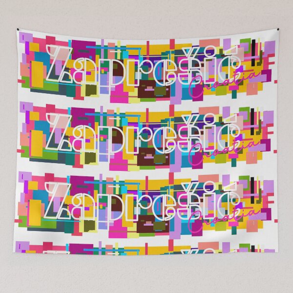 Item preview, Zaprešić, Croatia, Vibrant Abstract City Typography Art designed and sold by Wanderful-roads.