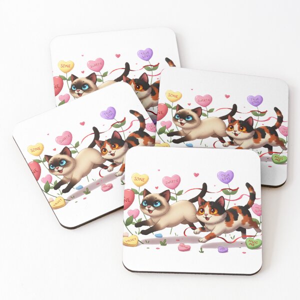 Item preview, Candy Heart Chase, When love turns into a playful pursuit. designed and sold by meesub.