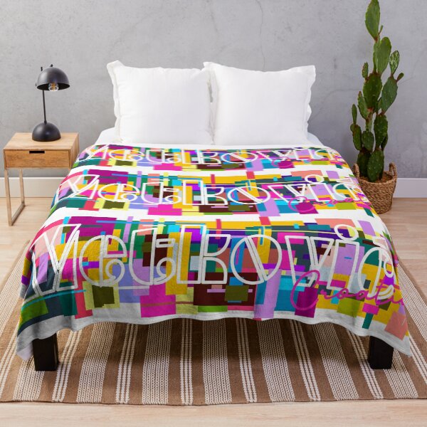 Item preview, Metković, Croatia, Vibrant Abstract City Typography Art designed and sold by Wanderful-roads.