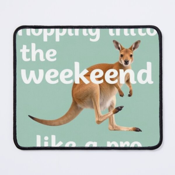 Item preview, kangaroo//Hopping into the weekend like a pro designed and sold by SSMC DREAM DESIGN.