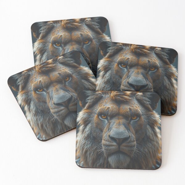 Item preview, The Majestic King: Hyper-Detailed Lion Portrait designed and sold by David R Sawin The Architects Of Eden.